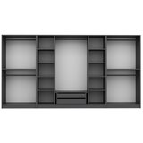 Hanah home Ormar Kale 360x210x52cm Antracit | Eponuda.ba