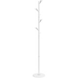 vidaXL Stojalo za plašče belo 175 cm železo s prašnim premazom, (21244688) | Shoptok.si
