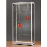  Vitrina, ŠxGxV 1000 x 400 x 2000 mm, LED-osvetlitev, glava svetilke s Ø 35 mm, brez spodnje omarice | Shoptok.si