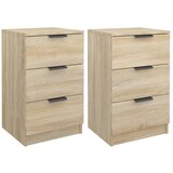 vidaXL Nočne omarice 2 kosa sonoma hrast 40x36x65 cm, (20731060) Cene