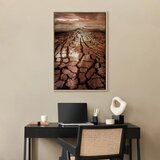  Slika - Drought (1 Part) Vertical 80x120 U prirodnom drvenom okviru | shoptok.hr