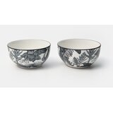 Sinsay Keramičke zdjele s biljnim motivom 2 pack | shoptok.hr