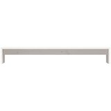 vidaXL Stojalo za zaslon belo 100x27x15 cm trdna borovina | Shoptok.si