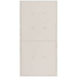  Jastuci za vrtne stolice 2 kom krem 100 x 50 x 3 cm od tkanine | shoptok.hr