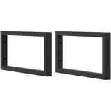  Zidna polica za umivaonik od čelika i masivne hrastovine Smeđa 80 x 50 x 2 cm | Shoptok.si
