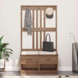vidaXL Drvo za dvoranu SANDENS 87x40x159,5 cm puno drvo bor | shoptok.hr