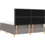  vzmetnica s škatlo in vzmetnico & LED Taupe 180x200 cm Tkanina, (22156530) | Shoptok.si