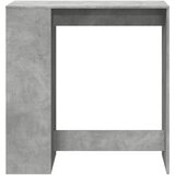  Barski stol s držačima siva boja betona 101x40x103,5 cm drveni | shoptok.hr