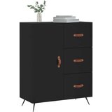  Komoda crna 69 5 x 34 x 90 cm od konstruiranog drva | shoptok.hr
