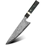 IZMAEL Damaščanski kuhinjski nož ZE-37476 - Chef / Zelena / Črna | Shoptok.si
