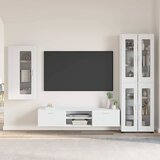  Set TV komoda s ladicama FLORIN 3 pcs Bijelo Konstruirano drvo | Eponuda.com