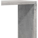 vidaXL Zidna polica siva boja betona 96x18x60 cm konstruirano drvo | shoptok.hr
