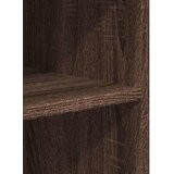  Bočni stolić s kotačima boja smeđeg hrasta 55x60x78 cm drveni | shoptok.hr