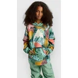 Oak Kids Pulover s kapuco oversized tropical