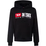 Diesel Majica 'GINN' rdeča / črna / bela