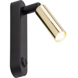 Zidna reflektorska lampa ENZO 1xG9/8W/230V crna/zlatna | Eponuda.com