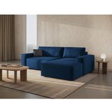 Micadoni Tamno plava sklopiva kutna garnitura od bouclé tkanine (s desnim kutom) Jodie – Home | shoptok.hr