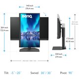 BenQ SW272U LCD zaslon Energetska učinkovitost 2021 F (A - G) 68.6 cm (27 palac) 3840 x 2160 piksel 16:9 5 ms DisplayPor | Eponuda.ba