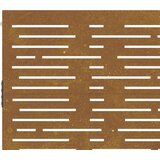  Vrata 105 x 205 cm od čelika COR-TEN četvrtasti dizajn | shoptok.hr