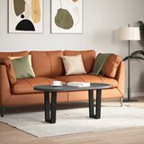  Noge za klub stolić V-oblika 2 kom Crne 38 x (42-43,3) cm Čelik | Shoptok.si