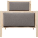  Krevetna konstrukcija Sivo-smeđa 75 x 190 cm tkanina | Eponuda.com