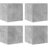  Zidni TV ormarići 4 kom siva boja betona 30,5 x 30 x 30 cm | Eponuda.ba
