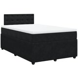 Maison Chic Box spring postelja - Vzmetna postelja z vzmetnico črna 120x200 cm žamet SL11836, (21883688) | Shoptok.si
