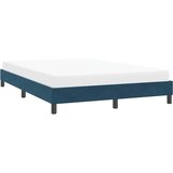  Okvir kreveta bez madraca tamnoplavi 140x210 cm baršun | shoptok.hr