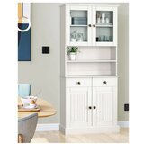 Støraa Bela vitrina iz masivnega bora 181x34 cm Mille – | Shoptok.si