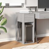 TOWER stalak za računalo s ladicom boja sivog hrasta 30x44x74cm | Shoptok.si