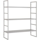 House Nordic Svetlo siva večnivojska kovinska polica 48 cm Beja – | Shoptok.si