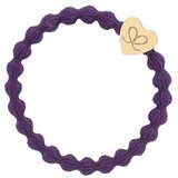 By Eloise London Gold Heart Purple gumice za kosu | shoptok.hr