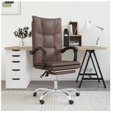  Pisarniški stol rjavo umetno usnje | Shoptok.si