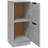 Komoda siva boja betona 30 x 30 x 70 cm od konstruiranog drva | shoptok.hr