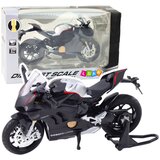 Metalni motor za igru sa zvučnim i svjetlosnim efektima V4 1:12 - crni | shoptok.hr