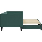  Dnevni krevet na razvlačenje tamnozeleni 80 x 200 cm baršunasti | shoptok.hr