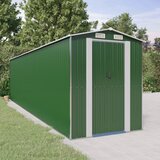  Vrtno spremište zeleno 192x772x223 cm od pocinčanog čelika | Eponuda.com