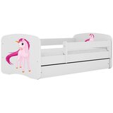 HAPPYKIDS Otroška postelja Dreamy 180x80 samorog brez ležišča brez predala Bela | Shoptok.si