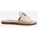 S. BARSKI Elegant Women's Shiny Slippers With Decoration S.Barski | ePonuda.com