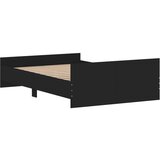 vidaXL Okvir kreveta s uzglavljem i podnožjem crni 120 x 200 cm | shoptok.hr