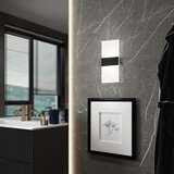 Fischer & Honsel Bela/v mat srebrni barvi LED stenska svetilka Magnetics – | Shoptok.si