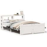 vidaXL Okvir kreveta s uzglavljem bez madraca bijeli 140x190 cm | shoptok.hr