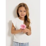 Reserved Top s volanima - krem | shoptok.hr