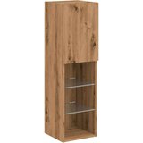 vidaXL TV omarica z LED lučkami 2 kosa artisian hrast 30,5x30x102 cm | Shoptok.si