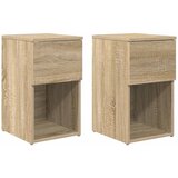 vidaXL Ormarić za krevet 2 pcs Hrast sonoma 29 x 31 5 x 49 cm - Hrast sonoma 2 Cijene