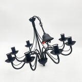  Luster na lancu ANTON 8xE14/60W/230V crna | Eponuda.com