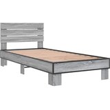  Okvir kreveta s uzglavljem Siva Sonoma 80 x 200 cm | shoptok.hr