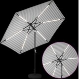  Suncobran za vrt s LED svjetlima i postoljem 300 x 300 cm | Eponuda.ba