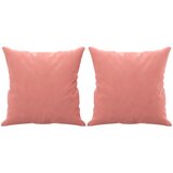  Ukrasni jastuci 2 kom ružičasti 40 x 40 cm baršunasti | shoptok.hr