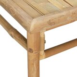  6-dijelna vrtna garnitura od bambusa sa svjetlosivim jastucima | shoptok.hr
